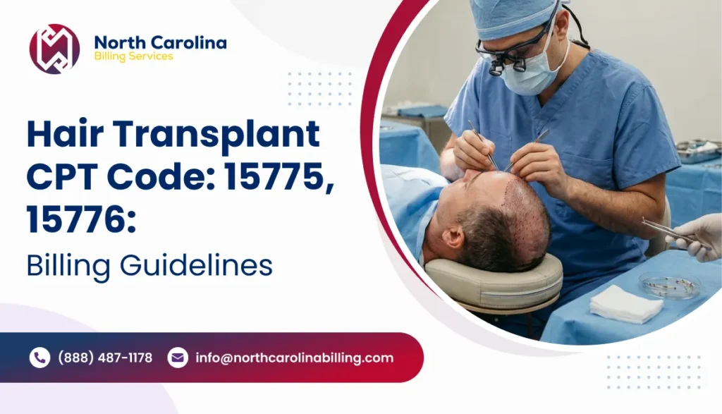 Hair Transplant CPT Code: 15775, 15776 & Billing Guidelines